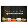 Halloween Digital Movie Rental Card